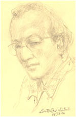 Francesco Marchioro (disegno di L. Cavicchi) Francesco Marchioro (disegno di L. Cavicchi)